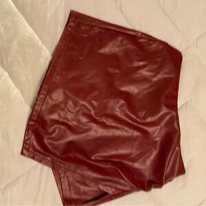 Pleather skirt
